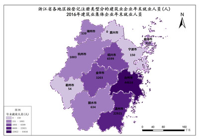 浙江省2016年建筑業(yè)集體企業(yè)工程勘察設(shè)計(jì)人員就業(yè)情況分析